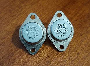 Продам транзисторы 2N3055 и MJ2955 пара.