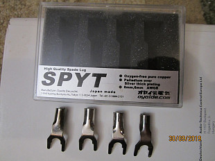 Продам комплект б.у. оригинальных лопаток под пайку для акустического кабеля Oyaide SPYT