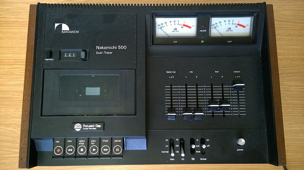 Кассетная дека (магнитофон) NAKAMICHI 500 Dual-Tracer | Портативные ...