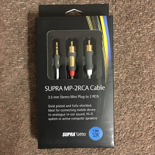 Supra MP-CABLE (3.5mm - 2RCA) (1m)