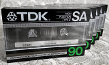 TDK SA 90 (Type II) - NOS / новая, LOT - 5 pcs