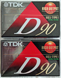 TDK D90 (Type I) - NOS / новая, LOT - 2 pcs