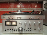 Вініловий Програвач Telefunken + Професійний Підсилювач Silver Vintage