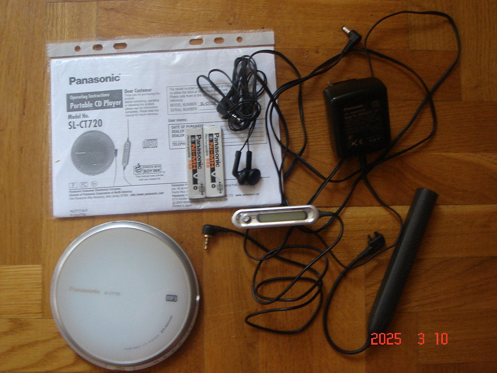 Panasonic SL-CT720 (серебро) без коробки CD/ MP3 PLEER Made In