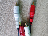 Межблочный кабель JVC 2rca 2rca (107 cm) Tech Link 2rca on 3.5 mini jack 3 метрасостояние нового