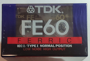 Блок кассет TDK FE-60.