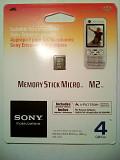 Карта памяти Sony для MP3 плеера Walkman, 4Gb