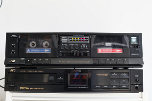 Стойка проигрыватель СД JVC XL-V220 и кассетная дека JVC TD-W20 Япония