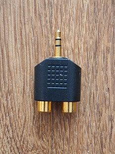 Перехідник jack 3, 5mm - 2RCA.