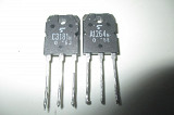 Транзистори оригінальні для підсилювача. Toshiba 2SA1264N. 2SC3181N