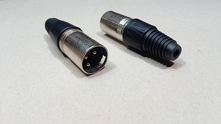 Гніздо/штекер CANON (XLR) 3pin під кабель.
