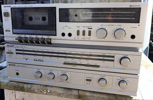 SHARP SA-11H RT-100H винтажная стойка усилитель и кассетная дека