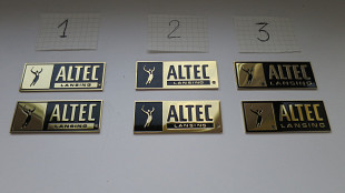 Продам шильдики ALTEC - 2 шт 4 вида