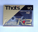 Кассета Digital Audio Tape That’s K2 90 DAT