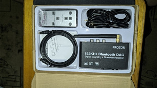 ЦАП Bluetooth PROZOR 192 кГц с дистанционным управлением.