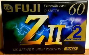 Аудио кассета новая запечатанная FUJI Z II 60 – 60 минут. Сделано в Японии
