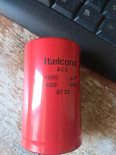 Продам конденсатор Itelcond 1500mf 400vdc