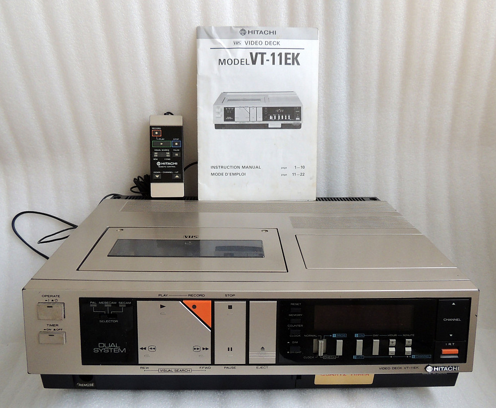 Видеомагнитофон HITACHI VT-11EK ( VHS) Япония | RCN.com.ua