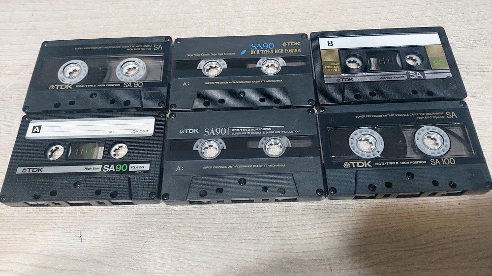 Кассеты под запись: TDK SA90. TDK SA100 | Чистые кассеты DCC, DAT, MC ...