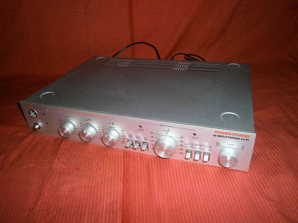 Усилитель мощности Романтика У-120 стерео + шнур | Усилители мощности ...