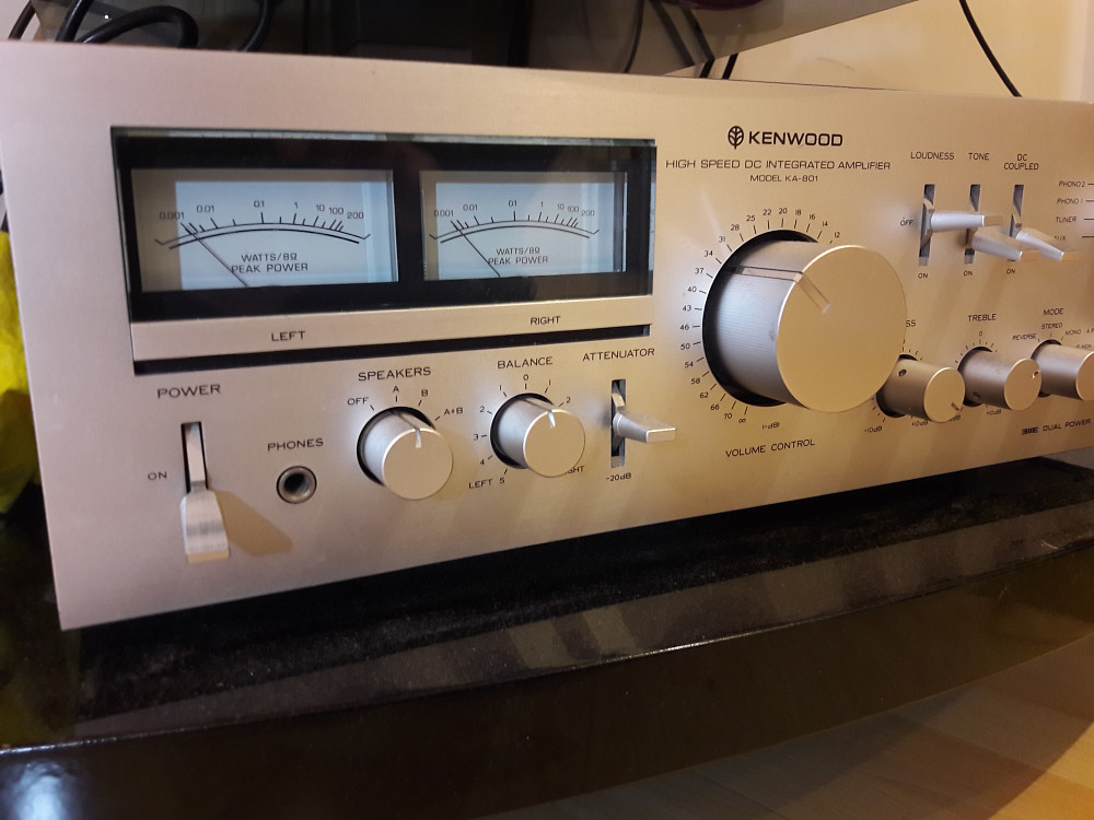 Kenwood KA - 801. 2×110 Вт при 8 Ом, 18кг | RCN.com.ua