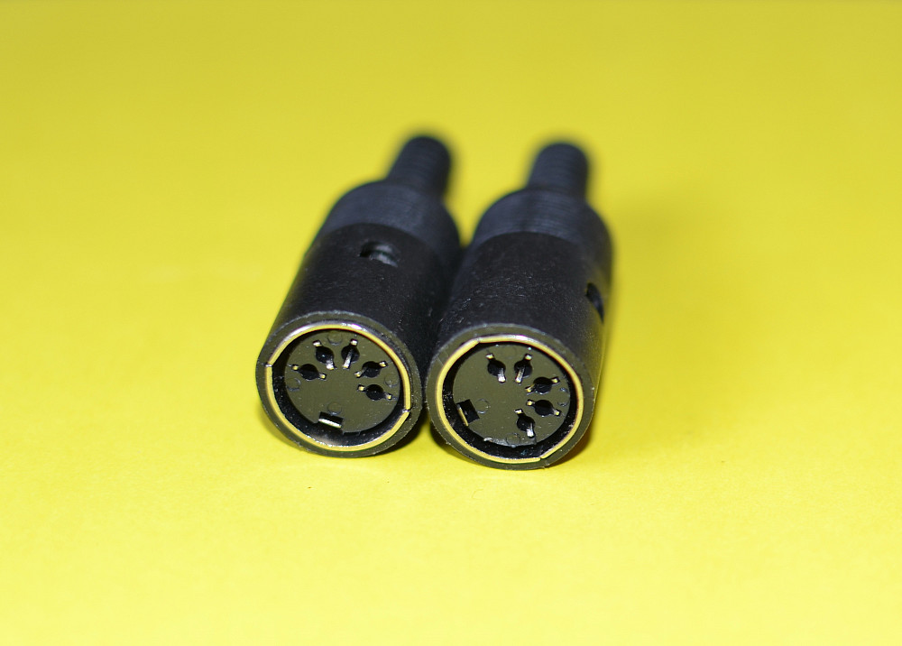 Разъем гнездо DIN 5 pin (СГ-5), пайка на кабель | Разъемы и коннекторы ...