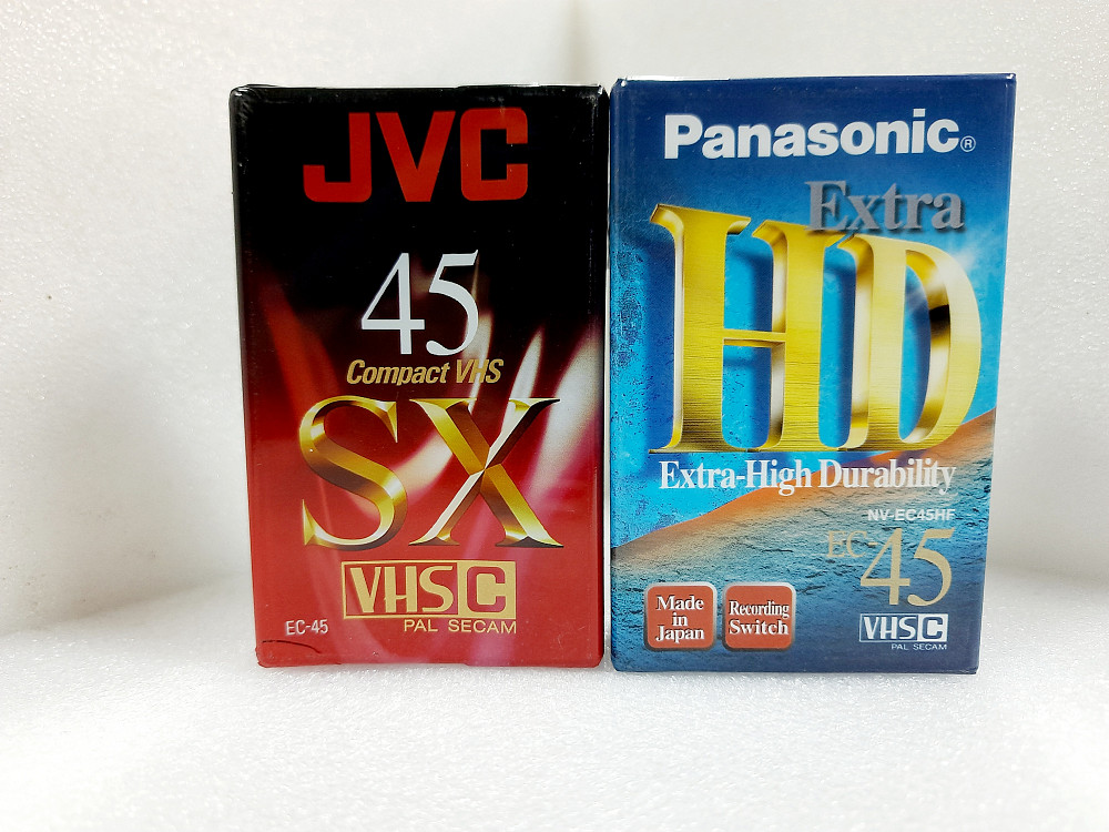 Видеокассета PANASONIC, JVC (VHS-C) | Чистые кассеты DCC, DAT, MC на ...