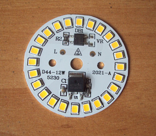 Светодиодный чип панель AC 220 V , 12W