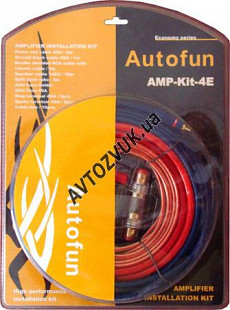 Набір для підключення підсилювачів Autofun AMP-KIT-4E