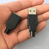 Пара разборных разъемов USB Тип A DIY