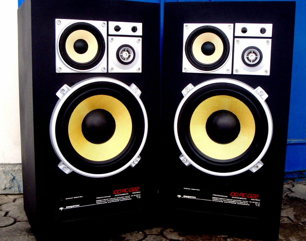 Колонки Амфитон 100АС-022 ( 50АС-022 ) .Апгрейд Black KEVLAR , 4 или 8 ...