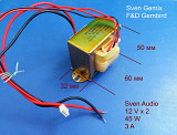 Трансформатор F-1 двуполярный активных колонок Sven АF-11