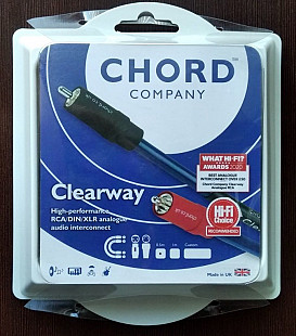 Межблочный кабель CHORD Clearway 2RCA to 2RCA 0, 5m