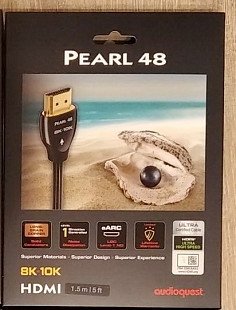 Кабель HDMI AUDIOQUEST hd 48G HDMI 2.1 Pearl 1.5 метра