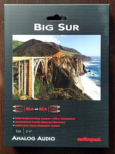 Кабель межблочный AudioQuest BIG SUR RCA - RCA длина 1 м