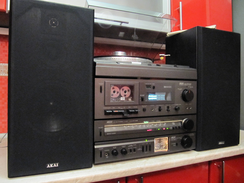 Полная Аудиофильная Стереосистема AKAI Hi-Fi + Проигрыватель Винила с ...