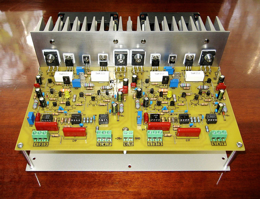 Усилитель (блок УНЧ) Н.Сухова v.2021.15, 2х100 Вт | Усилители мощности ...